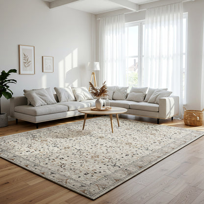 Solaris Area Rug, Ayana Ivory, 8’8” x 13’