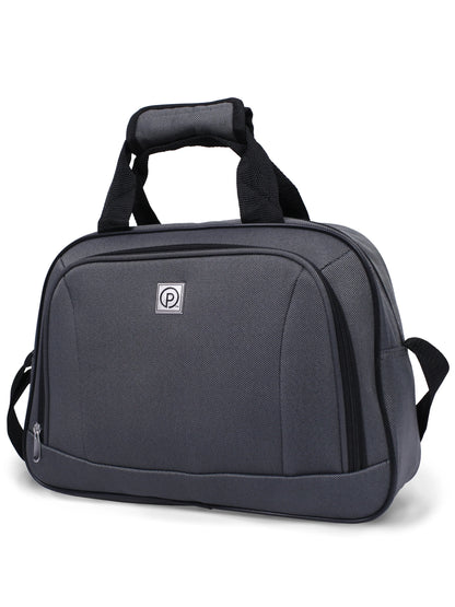 Protege 5 Pc Spinner Luggage Set With 28" & 24" Check Bags, 20" Carry-on, Gray