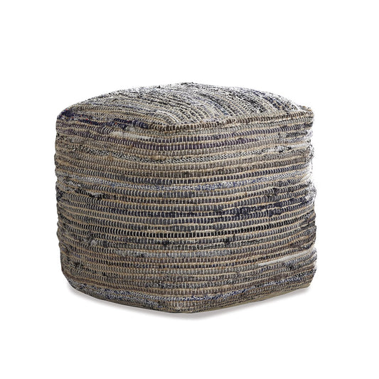 Signature Design by Ashley Contemporary Absalom Pouf Denim