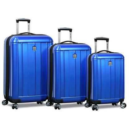 World Traveler Contour Hardside 3-Piece Spinner Luggage Set - Yellow