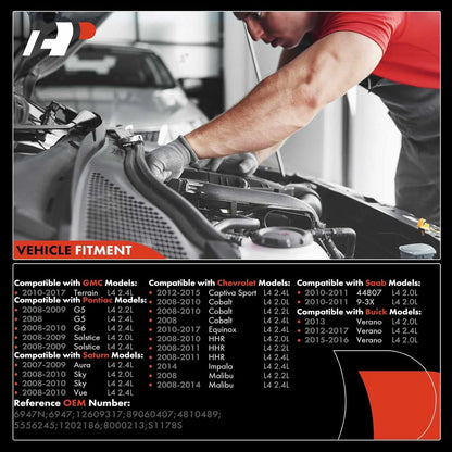 A-Premium Starter Motor Compatible with Chevy Malibu 08-14, Equinox 10-17, Impala 14, Cobalt 08-10, HHR 08-11 & GMC Terrain 10-17 & Buick LaCrosse, 2.0L 2.2L 2.4L, 12V 1.4KW 9-Tooth Clockwise