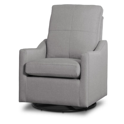 Delta Children Kenwood Slim Nursery Glider Swivel Rocker Chair. French Grey