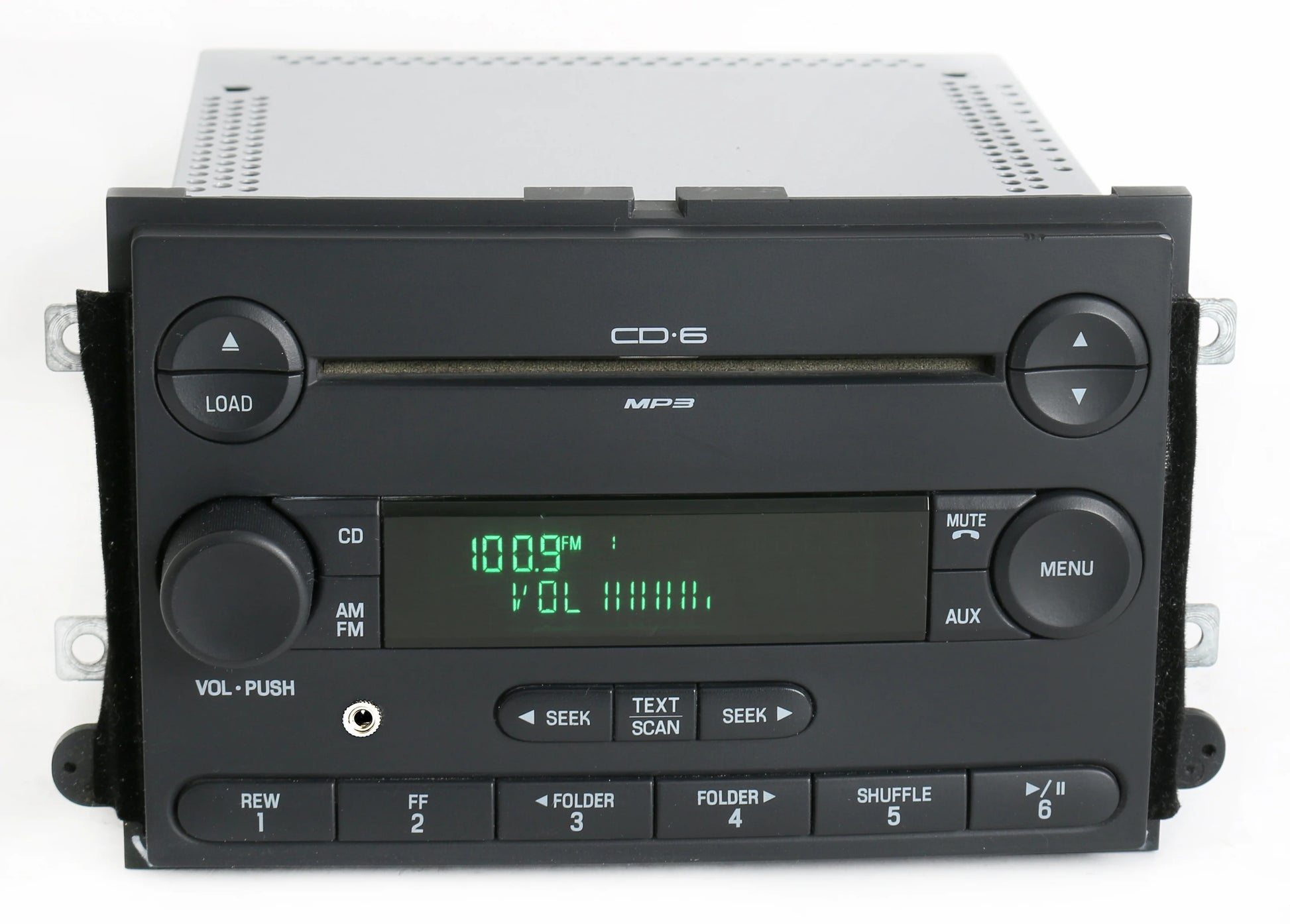 Restored Ford 2006 Fusion Milan AM FM 6 Disc CD Radio w Aux Input 6E5T-18C815-AH No Clock (Refurbished)