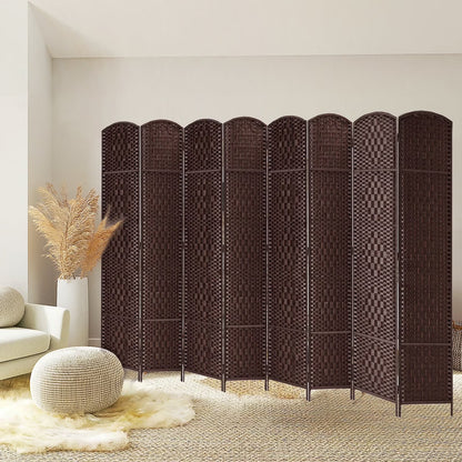 3-Panel Room Divider, 6 ft Office Partition Walls Wood Divider Folding Portable Privacy Screen, Room Dividers and Folding Privacy Screens for Home, Room Separator Wall Dividers,Black