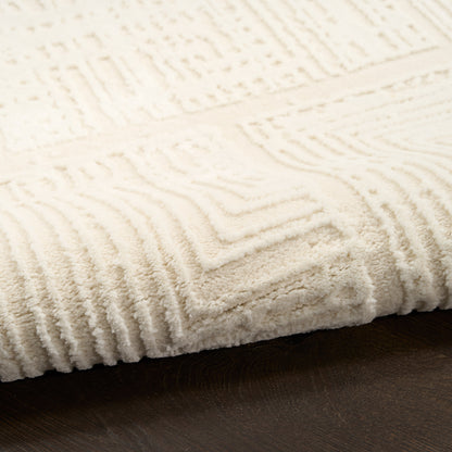 Nourison Briar Area Rug, Privet, 6’6” x 9’6”