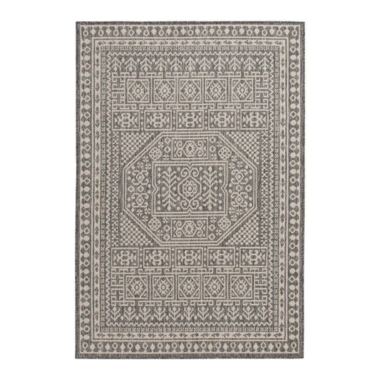 Mainstays 8' 5" x 13' Grey Medallion Outdoor Area Rug