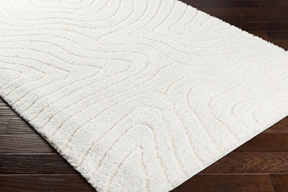 Livabliss Nomadic Modern Textured Area Rug,7'10" x 10',Ivory