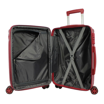 World Traveler Skyline Hardside 28-Inch Spinner Luggage - Burgundy