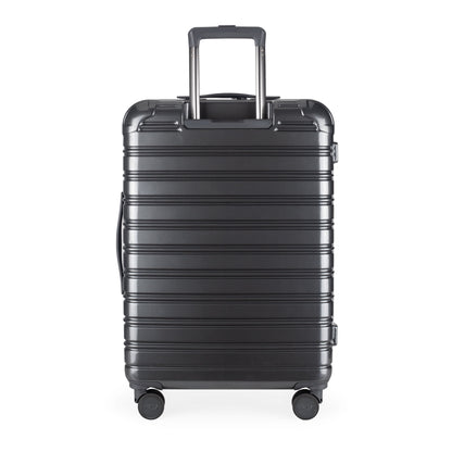 iFLY Hardside Fibertech 3.0 2 Piece Set, 20" Carry-on and 28" Checked Luggage, Gadget Gray