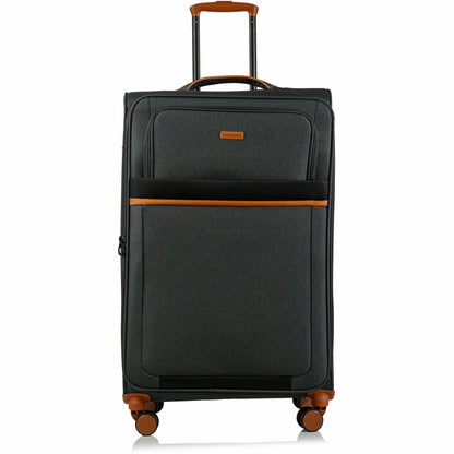 CHAMPS Classic II Collection, 3-piece Softside Luggage set, Black