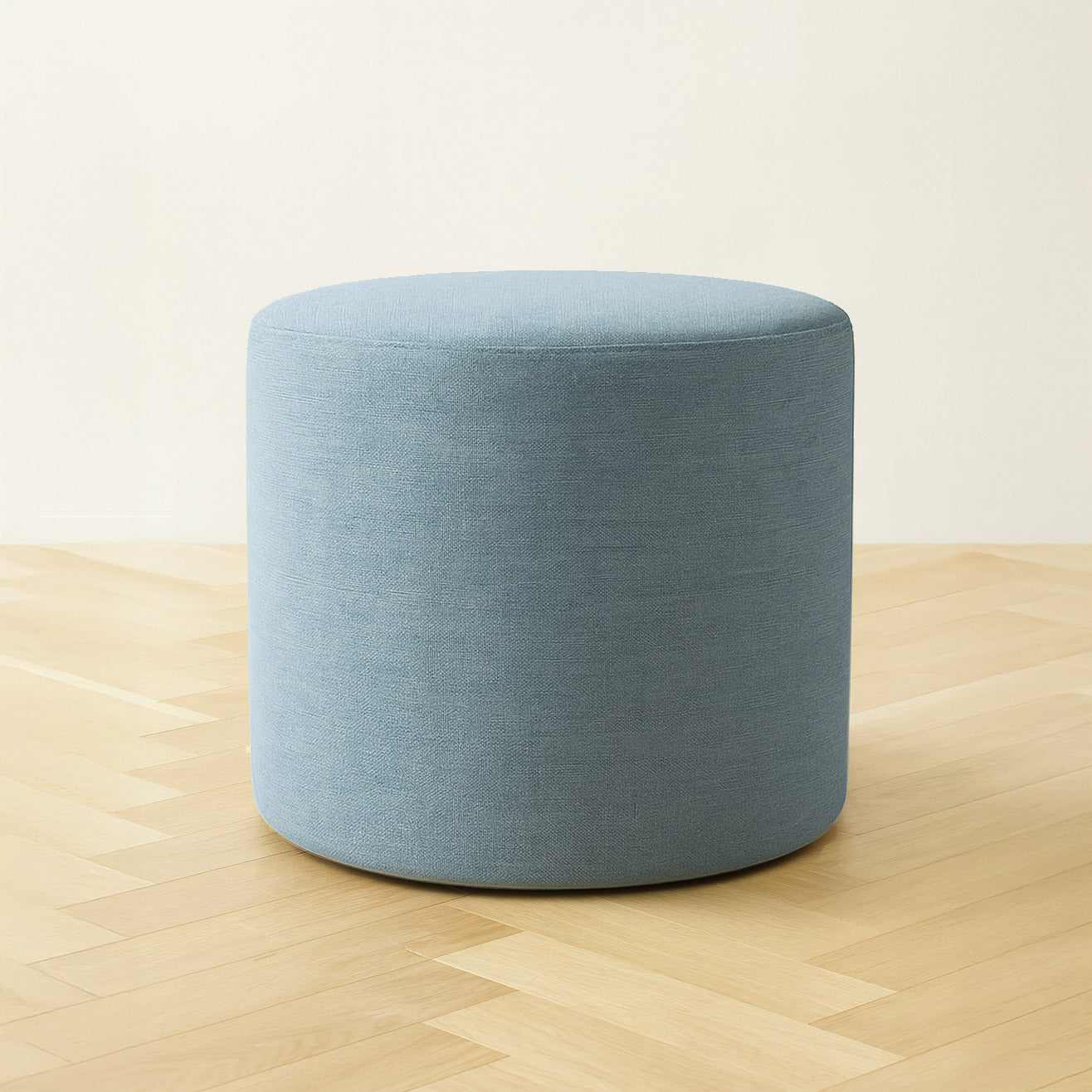Wovenbyrd Hampton Round Pouf Ottoman