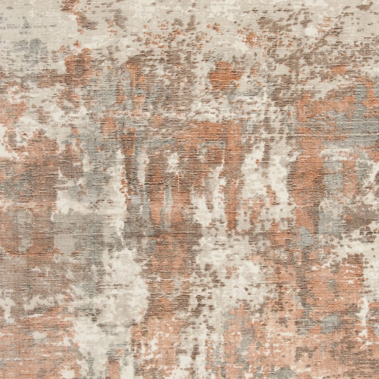 SAFAVIEH Mirage Amery Vintage Abstract Area Rug, Rust/Silver, 9' x 12'