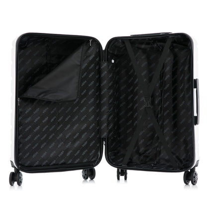 InUSA Trend 3-Piece Hardside Luggage Sets with Spinner Wheels, Handle, Trolley, (20"/24"/28"), Sand