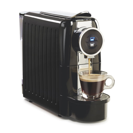 Hamilton Beach Espresso Maker, Compatible with Nespresso* original capsules, Black with Chrome Accents, 40726