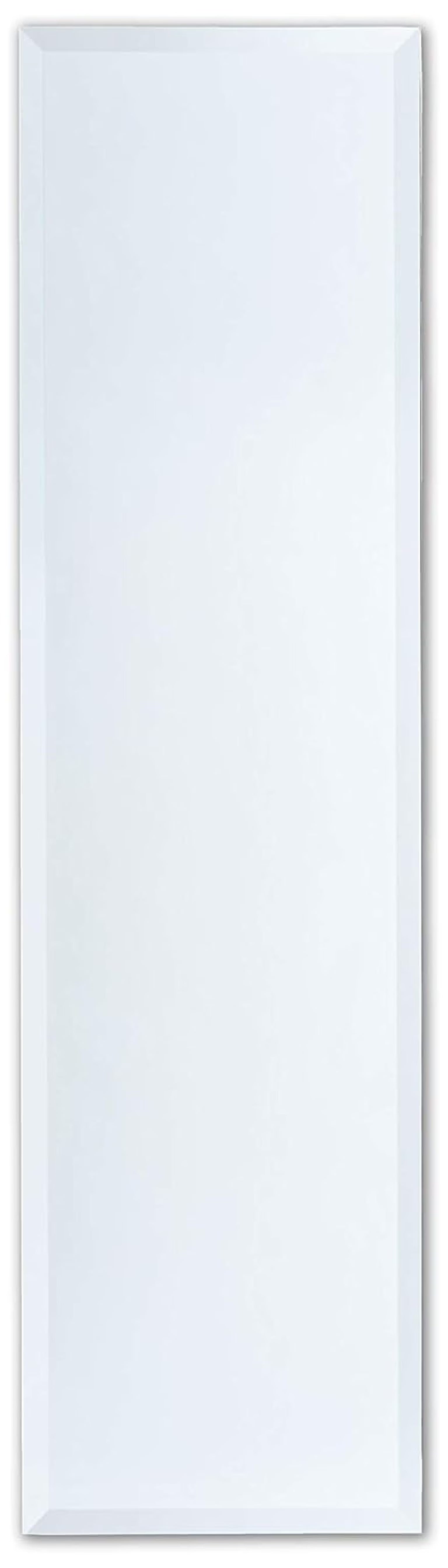 Better Bevel 12" x " Frameless Full-Length Rectangle Mirror | 1" Beveled Edge | Wall Mirror