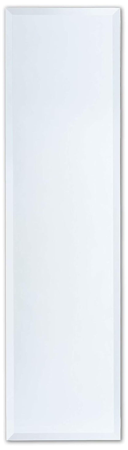 Better Bevel 12" x " Frameless Full-Length Rectangle Mirror | 1" Beveled Edge | Wall Mirror