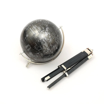 Tabletop Decorative Globe on Aluminum Tripod Stand-32"(H)