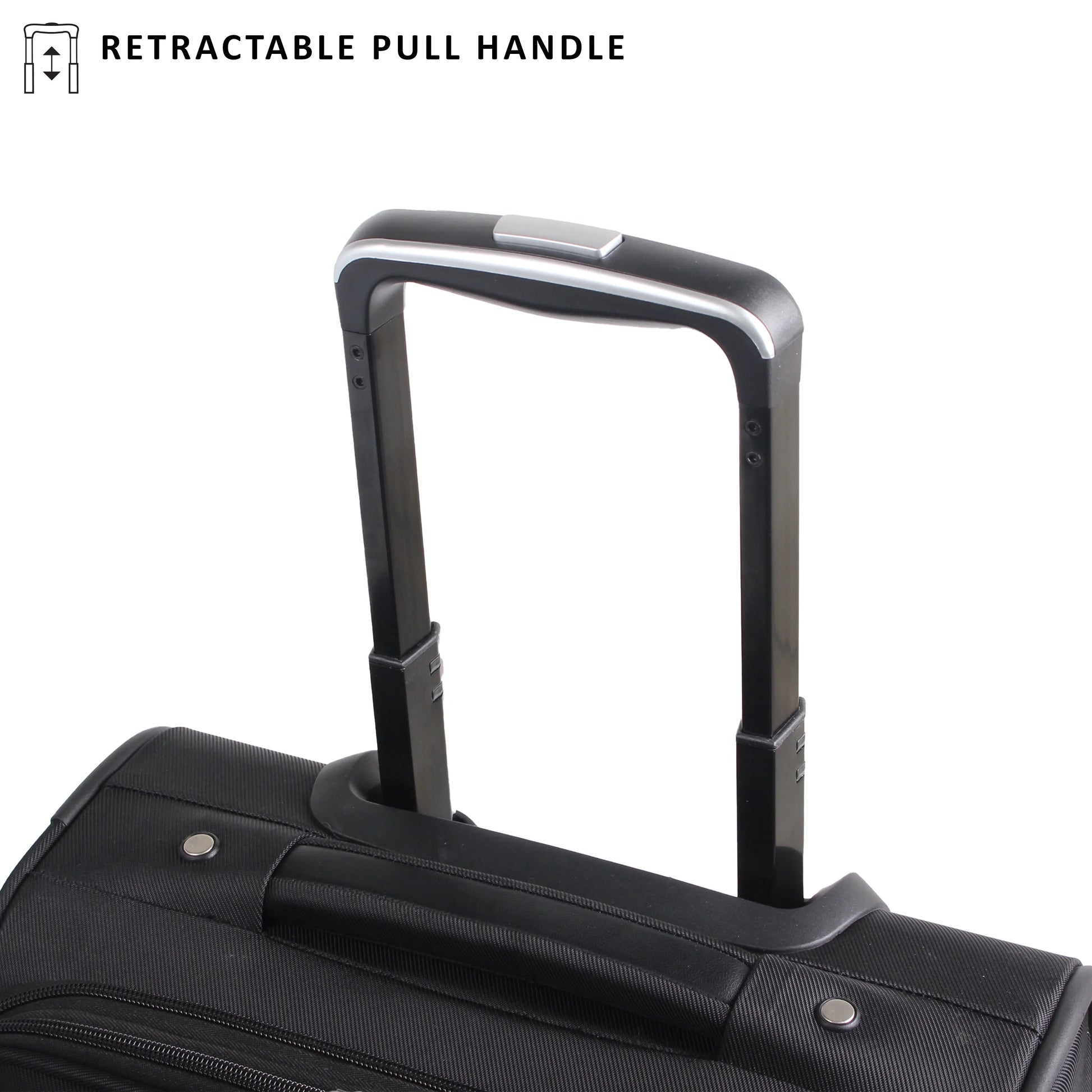 MADDEN NYC, Aesthetic Soft Side 28" Expandable Checked Luggage, Black