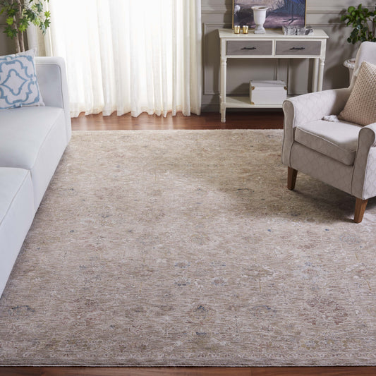 SAFAVIEH Autumn Freeman Floral Area Rug, Beige/Ivory Blue, 8' x 10'