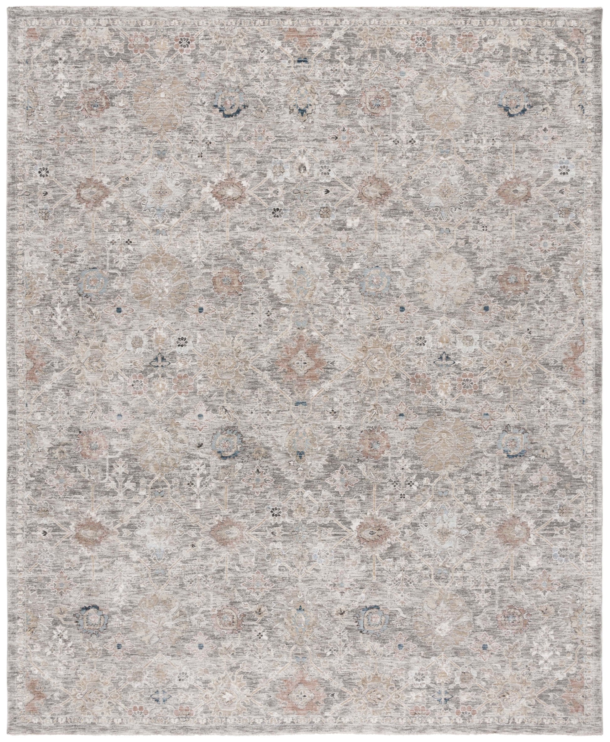 SAFAVIEH Autumn Freeman Floral Area Rug, Beige/Ivory Blue, 8' x 10'