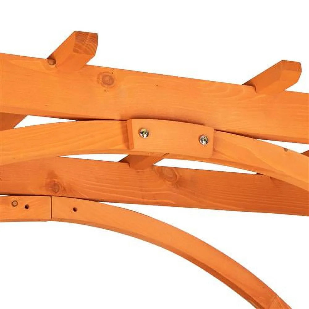 Zimtown Outdoor Wooden Garden Arbor for Climbing Plants 85"H