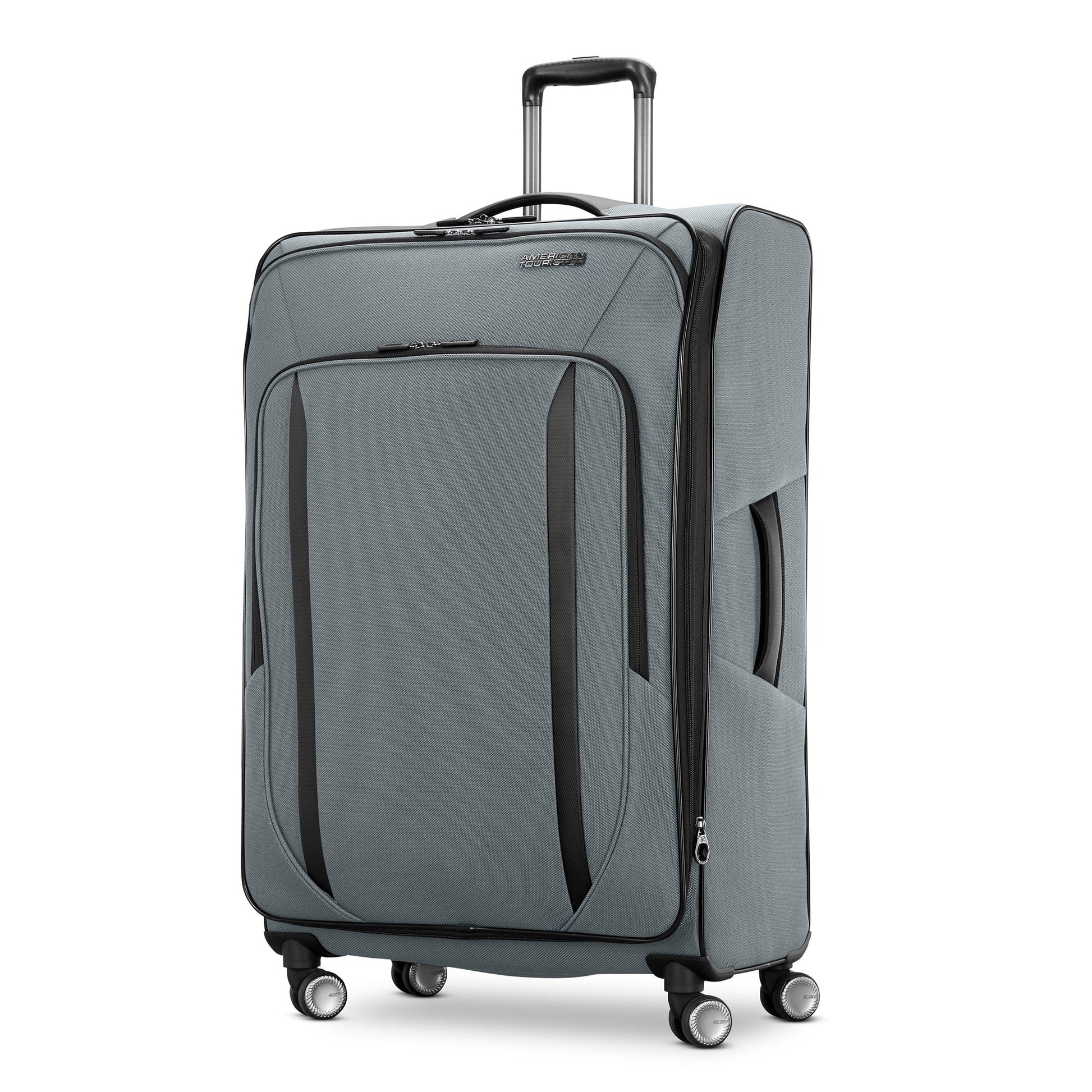 Open Box American Tourister Dash XLT 2 piece Softside Spinner Luggage Set - (20/28) Graphite
