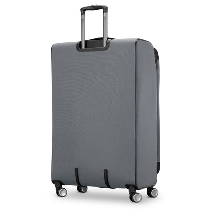 American Tourister Dash XLT Softside Carry On Luggage with Spinner Wheels Single Piece - Black