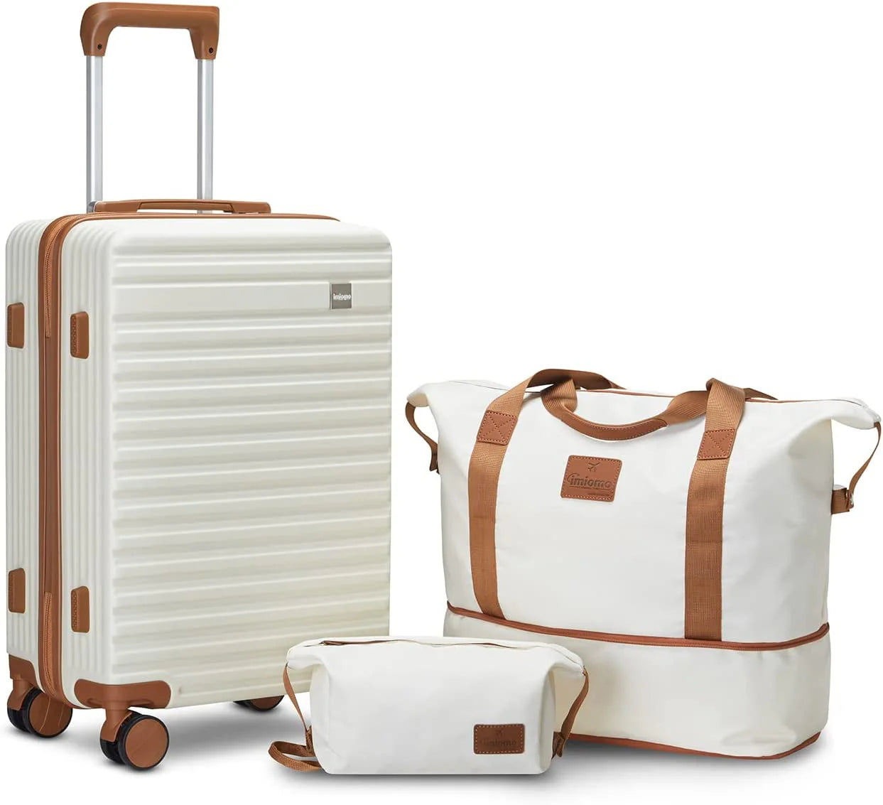 imiomo 20" Carry-on Luggage, Hard Luggage with Spinner Wheels, Lightweight Luggage Set with TSA Lock