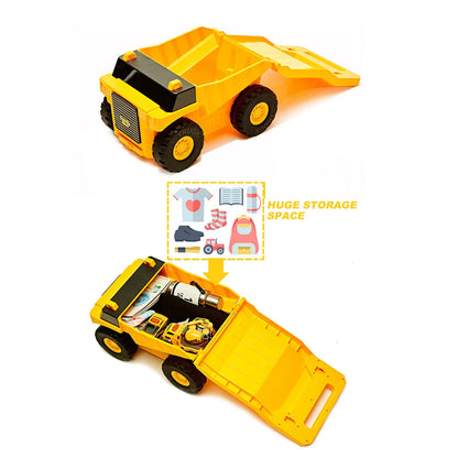 HURZMORO Unisex Suitcase Kids Travel Luggage, Yellow