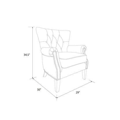 Better Homes & Gardens Accent Chair, Living Room & Home Office, Beige