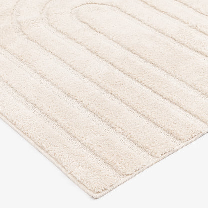 Better Homes & Gardens Arches Hi Low Indoor Area Rug, Ivory, 5'x6'7"