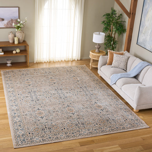 Safavieh Sutton Area Rug, Beige Navy, 9’ x 12’