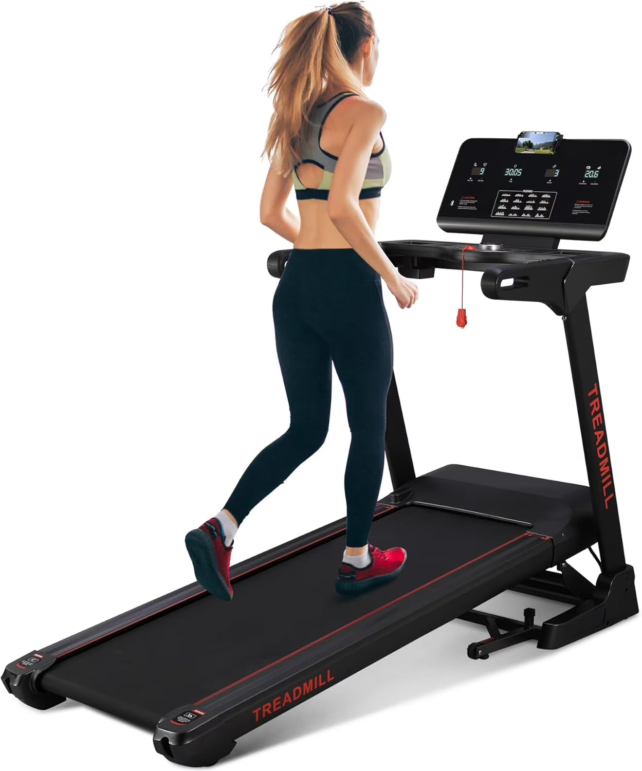 Walking Pad,Treadmill with Incline for Home Office,3.5HP Portable Desk Treadmill with 350LBS Capacity,Foldable Walking or Running Treadmill w 20" Wide Belt,0.5-20 MPH Speed,60 Programs,APP Control