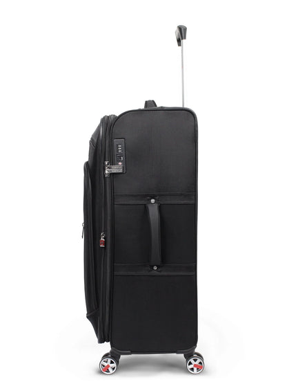 SwissTech Executive 29" 8-Wheel Softside Luggage, Black