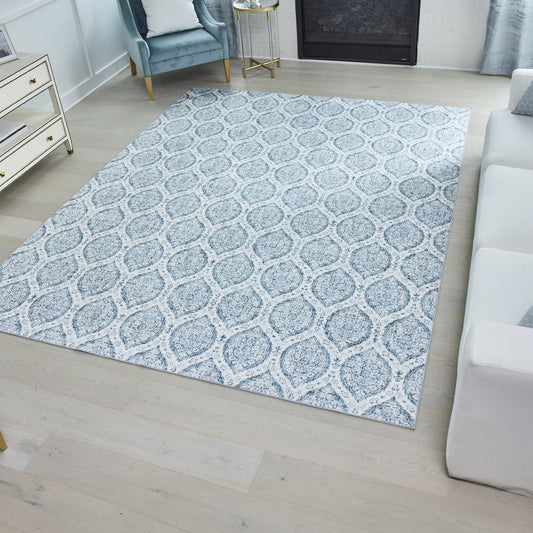 Wyatt & Ash Washable Indoor Area Rug, Alisha 6'6' x 9'6'