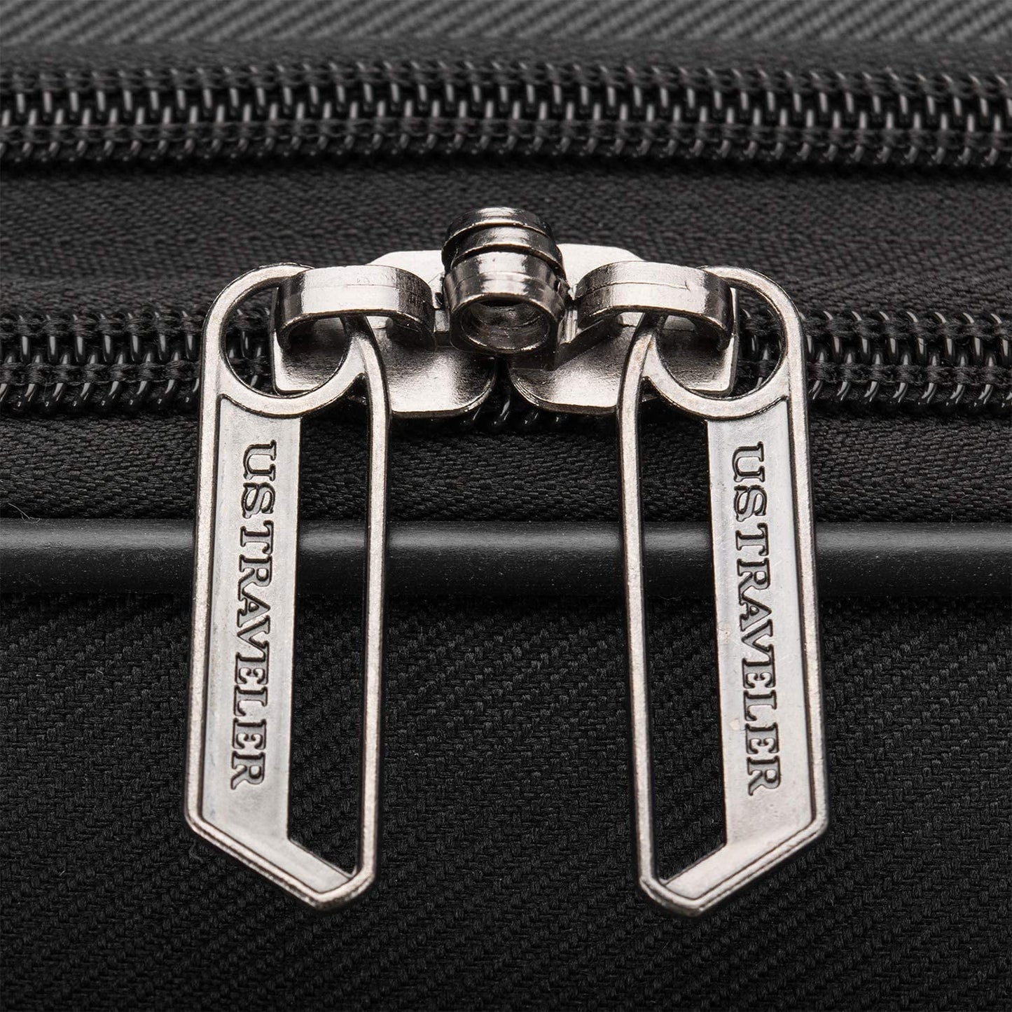 U.S. Traveler Aviron Bay Expandable Softside Luggage with Spinner Wheels, Black, 22" Carry-on