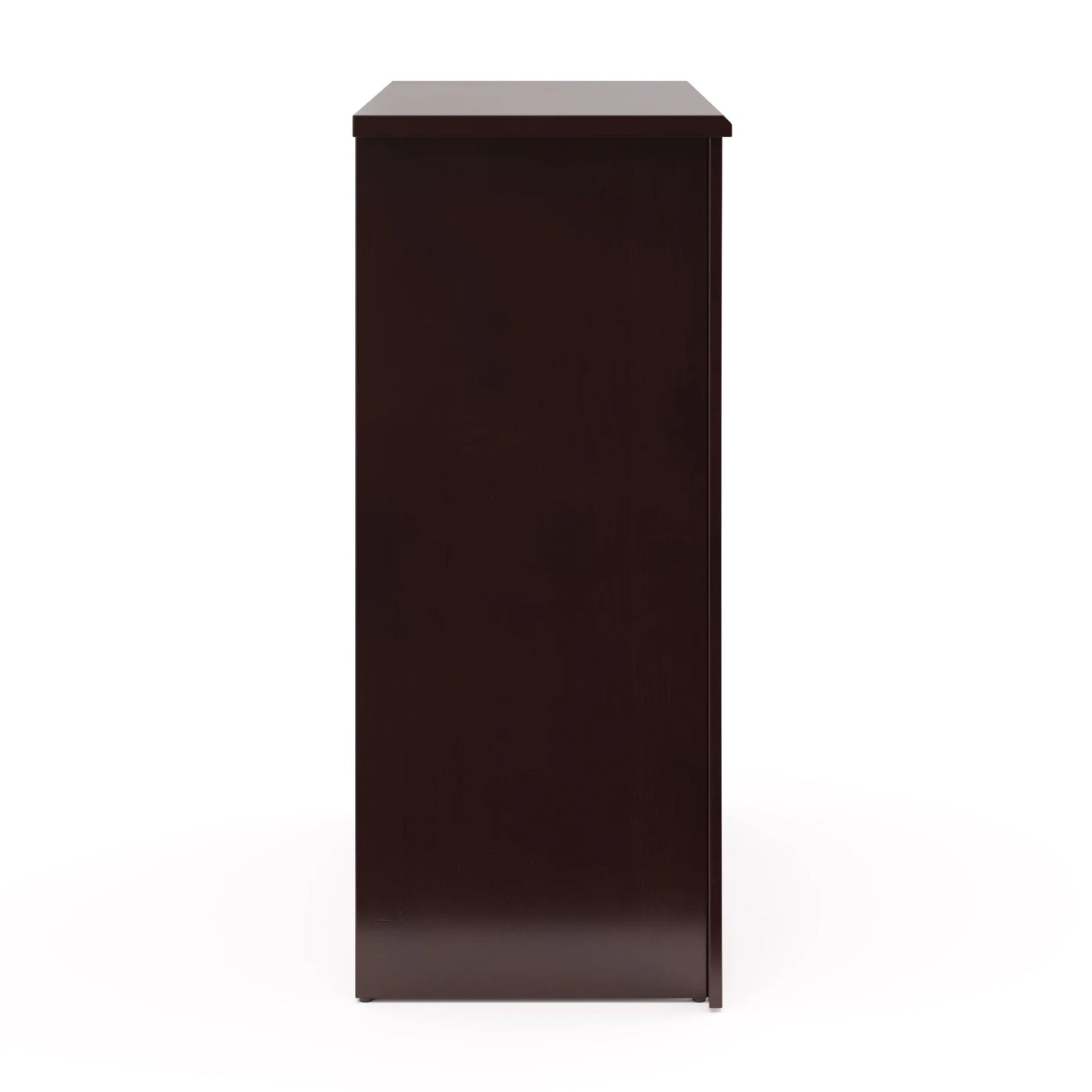 Storkcraft Crescent 4 Drawer Childrens Nursery Dresser, Espresso