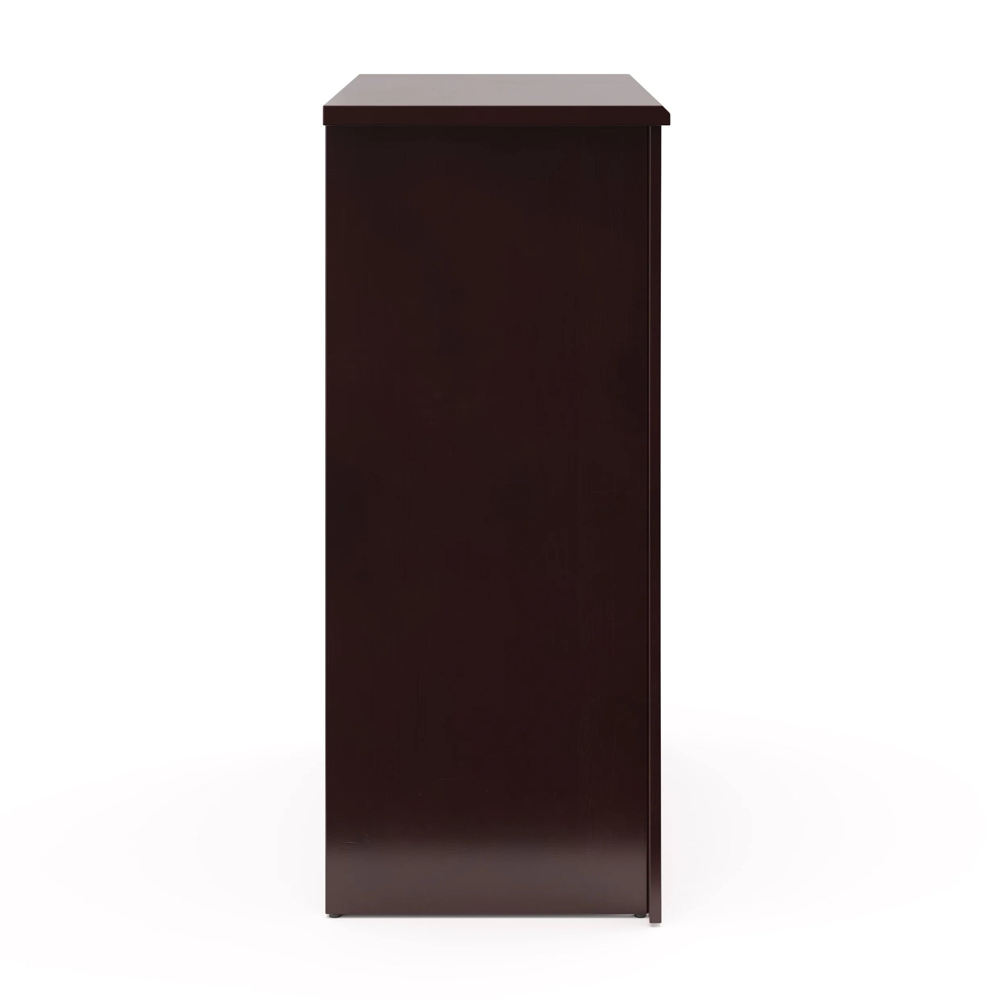 Storkcraft Crescent 4 Drawer Childrens Nursery Dresser, Espresso