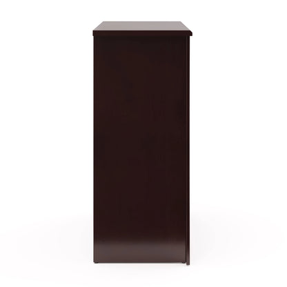 Storkcraft Crescent 4 Drawer Childrens Nursery Dresser, Espresso