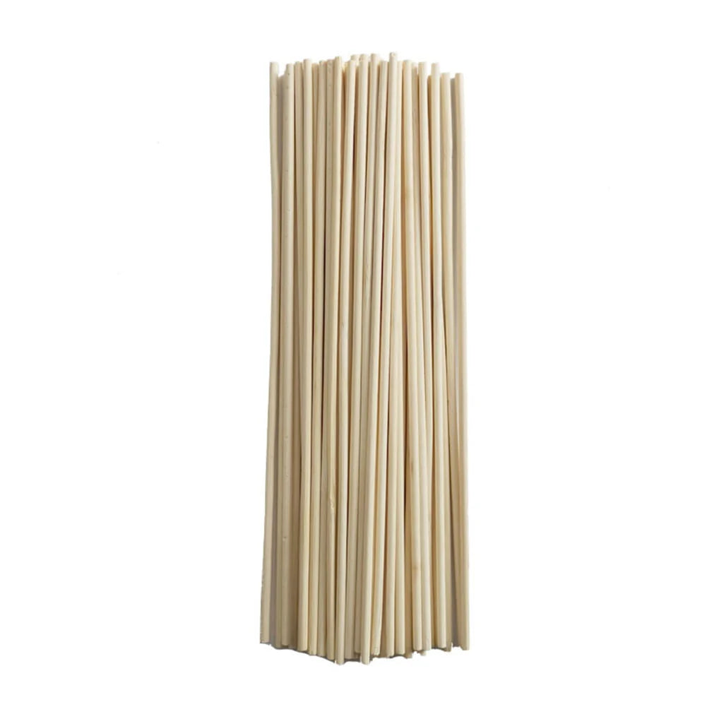 Visland 50PCS Wooden Plant Sticks Bamboo Canes for Garden Plants Flower Support Cane