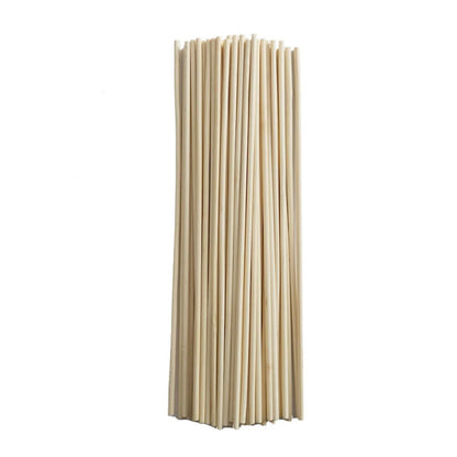 Visland 50PCS Wooden Plant Sticks Bamboo Canes for Garden Plants Flower Support Cane