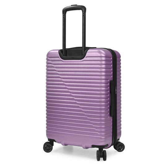 Travel Select Sunny Side Hardside Spinner Luggage with Spinner Wheels, Lavender, 26" Medium Checked