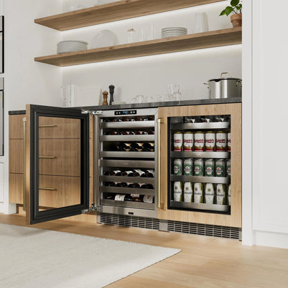 ZLINE Autograph Edition 48" 6.0 cu. ft. Dual Fuel Range with Gas Stove and Electric Oven in Stainless Steel with Champagne Bronze Accents (RAZ-48-CB)