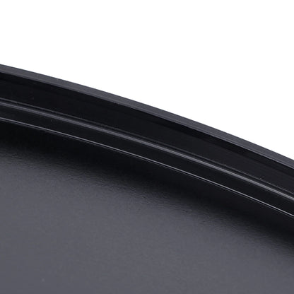 SuperDeal 24 inch Diameter Round Wall Mirror HD Explosion-Proof Black Aluminum Alloy Frame