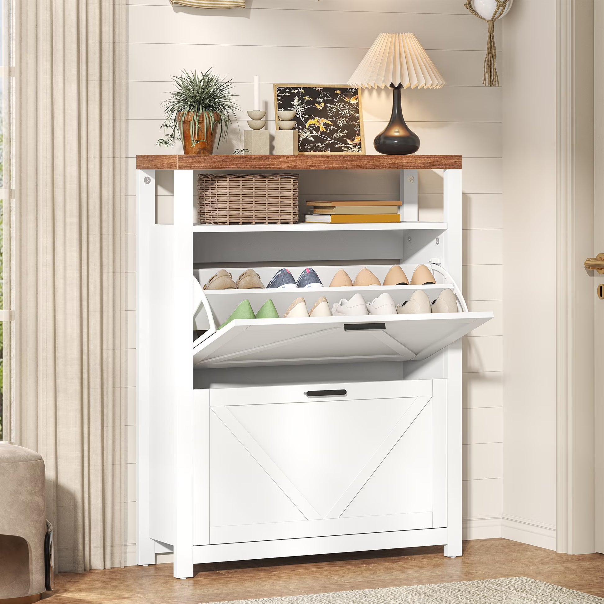 72" Kitchen Pantry Storage Cabinet, White Tall Pantry Cabinets With Drawer And Adjustable Shelves, KitchenBuffet Cupboards Pantry Organizers For Home Office Use
