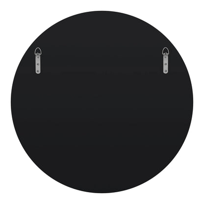 fliptrade Large Round Accent Beveled Wall Mirror 24"