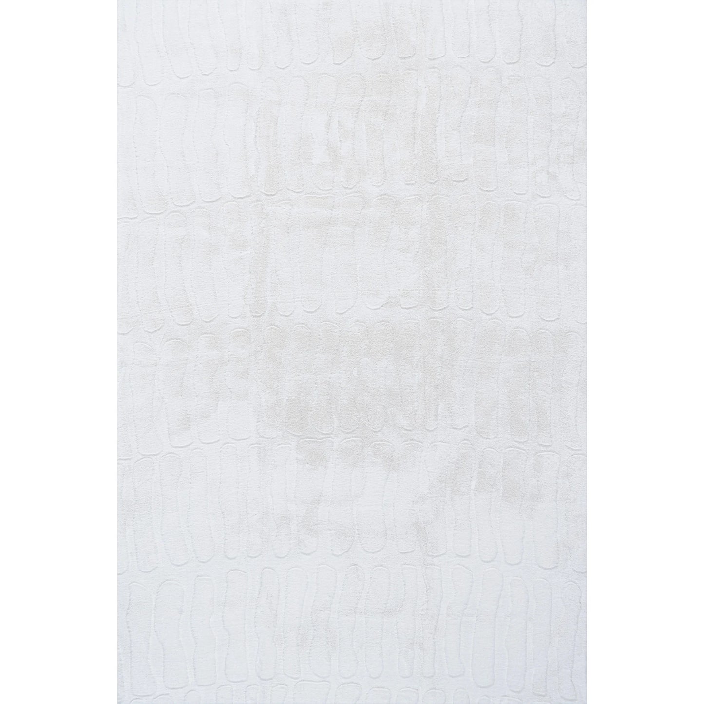 nuLOOM Tavina Solid Cloud Washable Area Rug, 5' x 8', Tavina Off-white