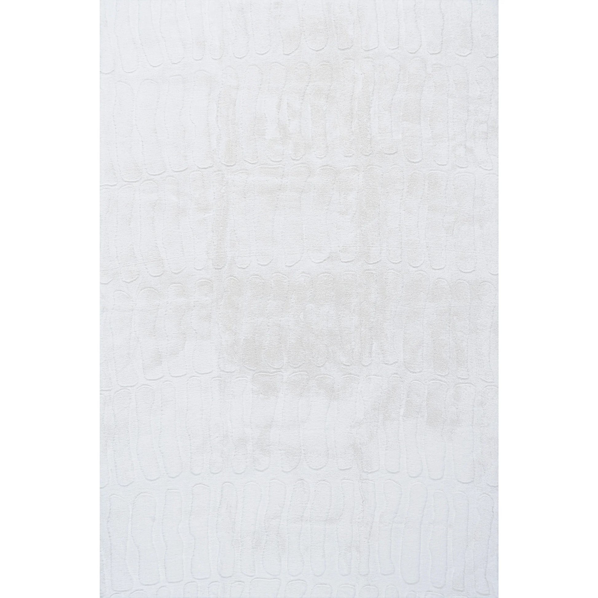 nuLOOM Tavina Solid Cloud Washable Area Rug, 5' x 8', Tavina Off-white