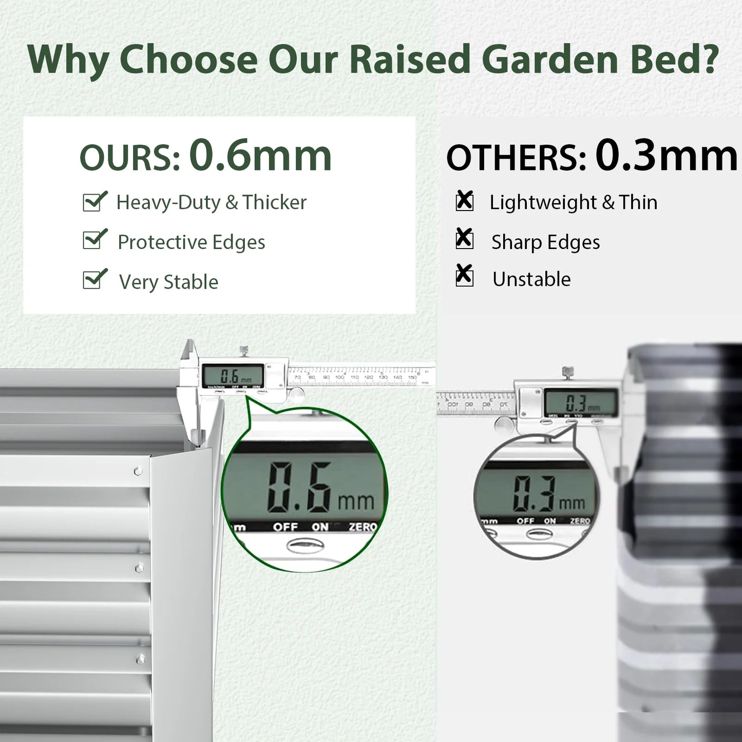 Topbuy 6FT x 3FT x 3FT Galvanized Raised Garden Bed with Greenhouse Bottomless Flower Bed with Clear Cover Outdoor Planter Box Kit