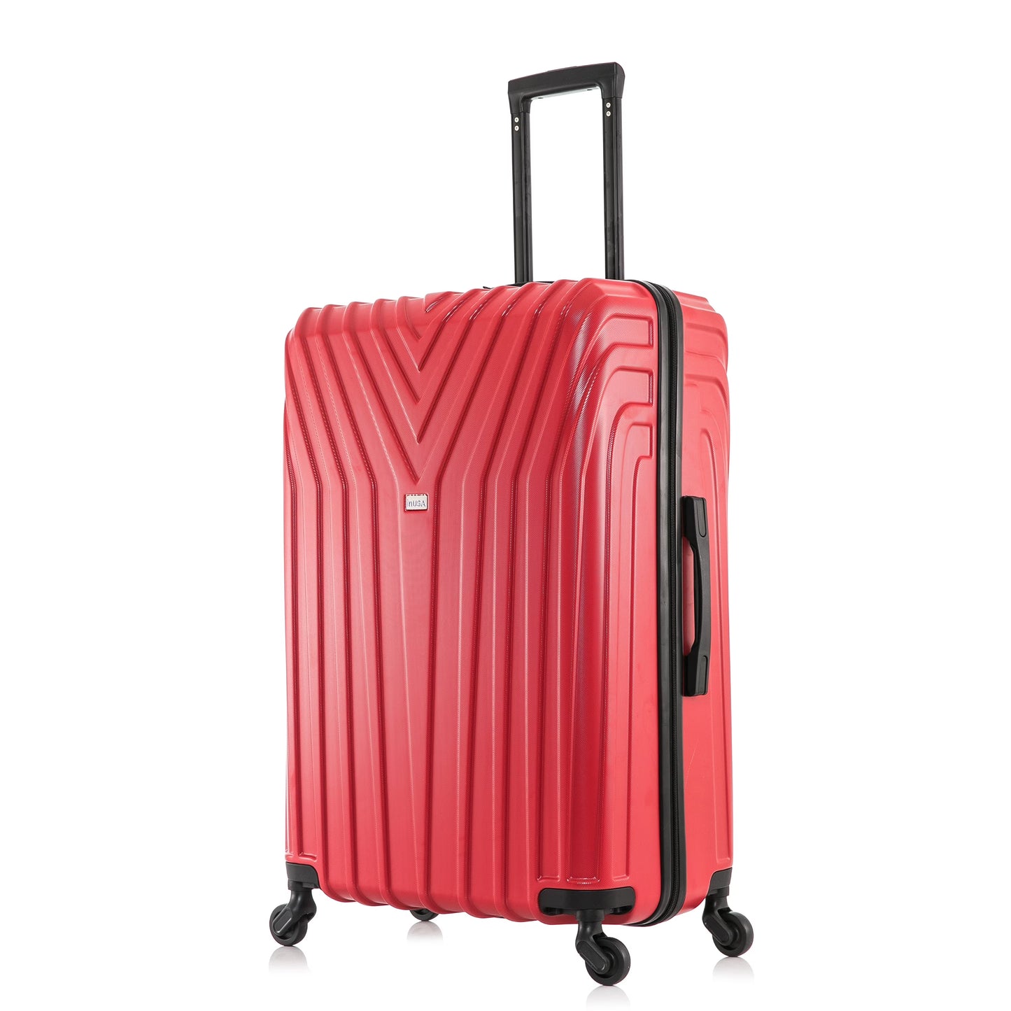 InUSA Vasty 28" Hardside Lightweight Luggage with Spinner Wheels, Handle, and Trolley, Gray